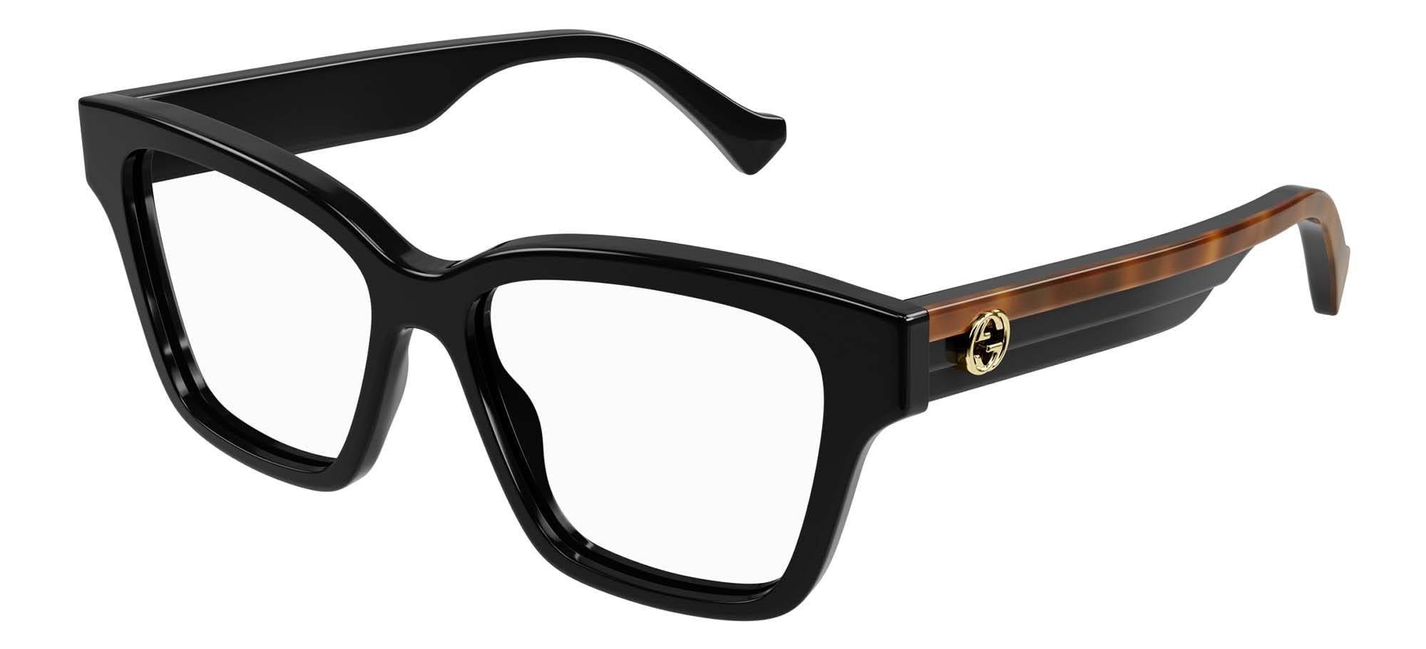 Gucci GG1302O 006 Havana Red Green Women's Eyeglasses 55-15